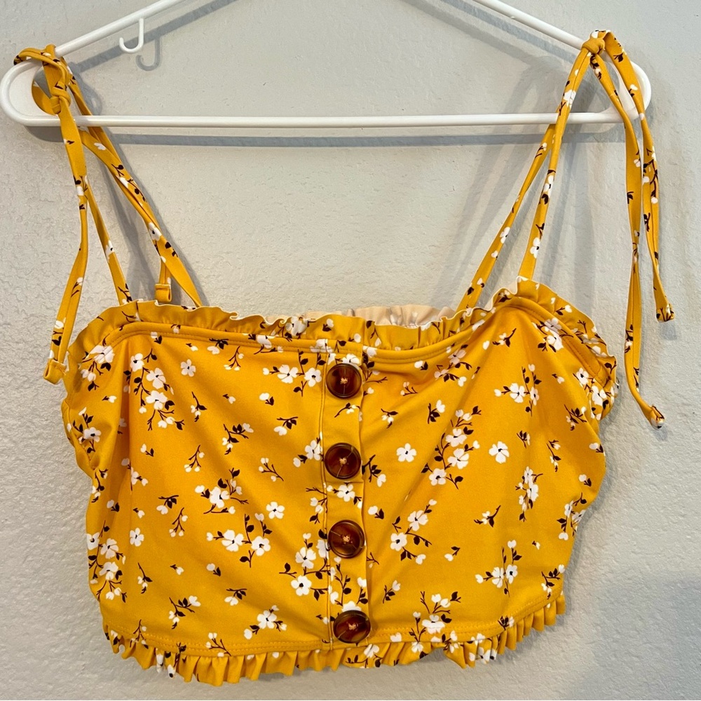 Floral Yellow Bikini